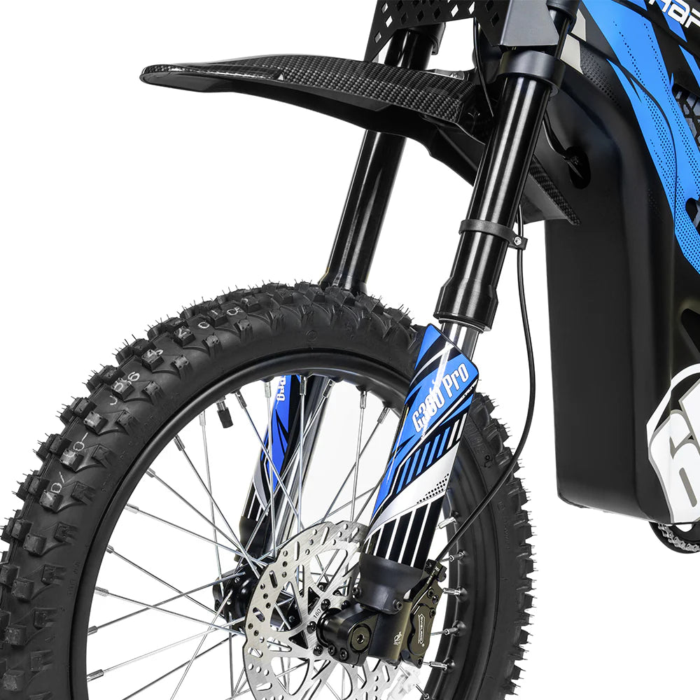 HappyRun G300 Pro Full Suspension, Long Range 6500W High-Performance E-Moto