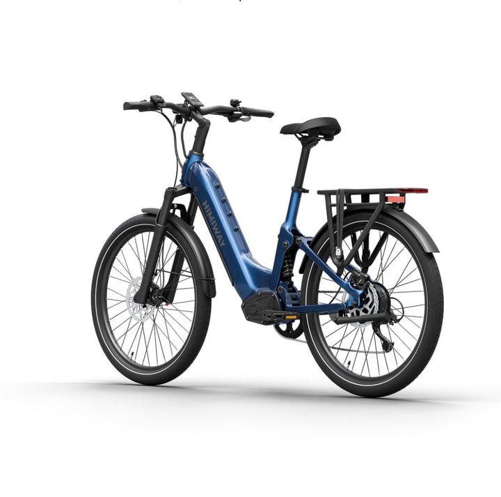 Himiway A7 Commuter E-Bike Full Suspension Electric Bikes Red 4