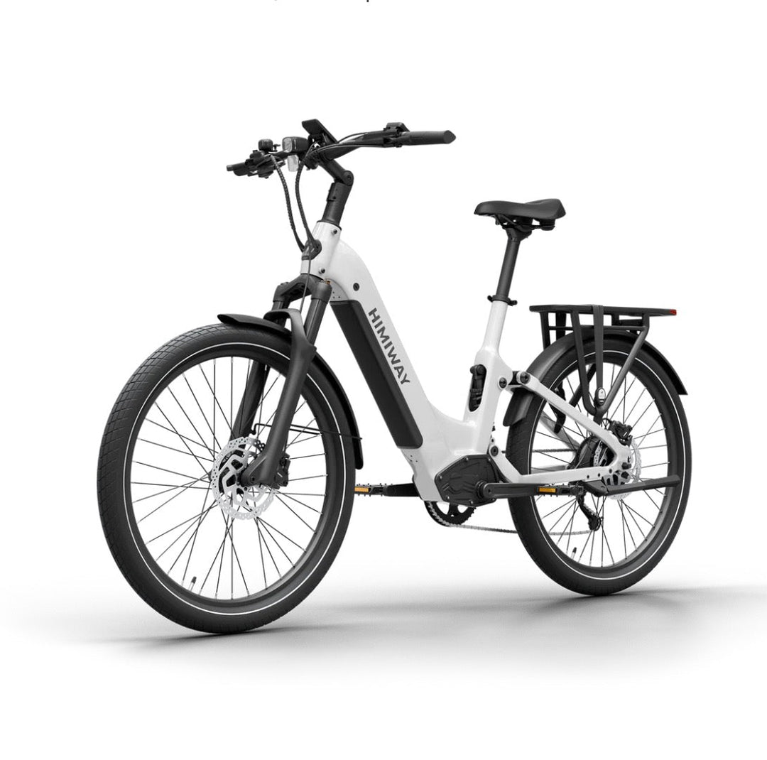 Himiway A7 Commuter E-Bike Full Suspension Electric Bikes Red 3