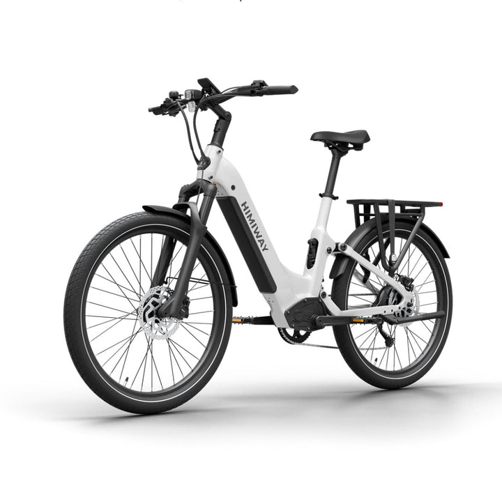 Himiway A7 Commuter E-Bike Full Suspension Electric Bikes Red 3