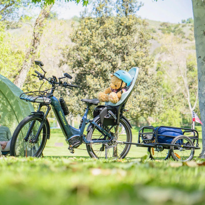 Himiway A7 Commuter E-Bike Full Suspension Electric Bikes Midnight Blue 14