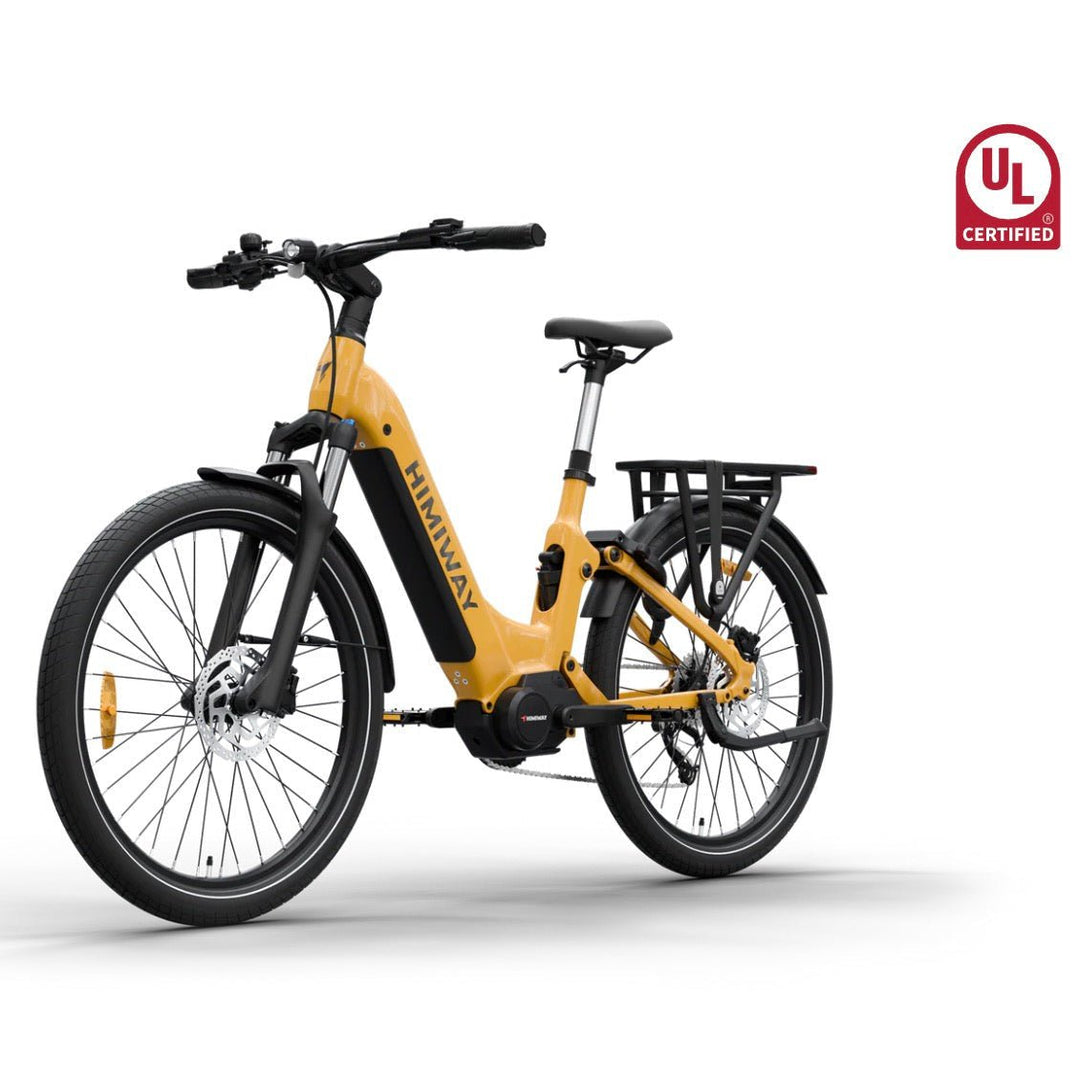 Himiway A7 Pro Commuter Full Suspension E-Bike Full Suspension Electric Bikes Green 6