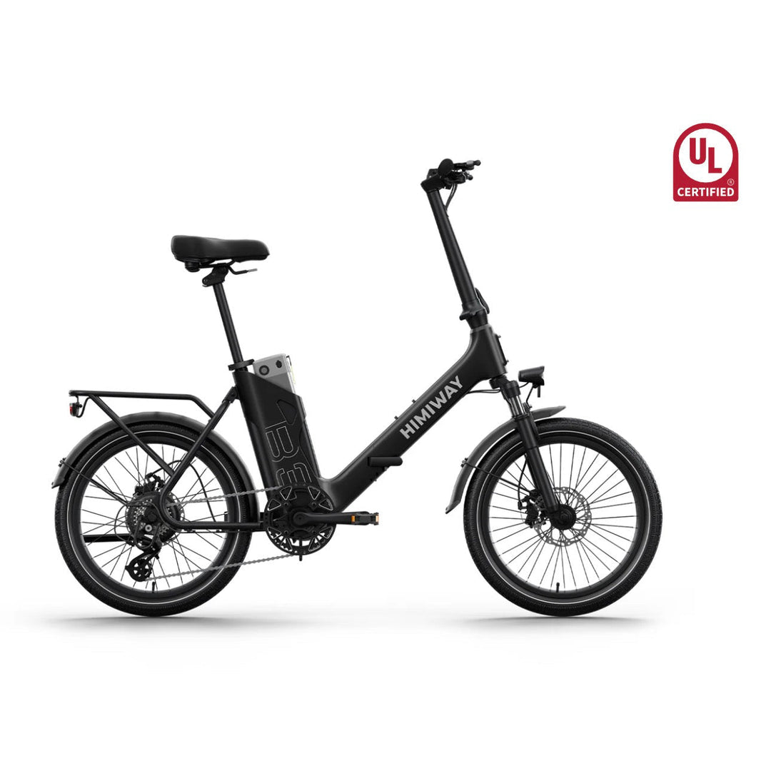 Himiway B3 Foldable Electric Commuter Bike Folding Electric Bikes Black 1