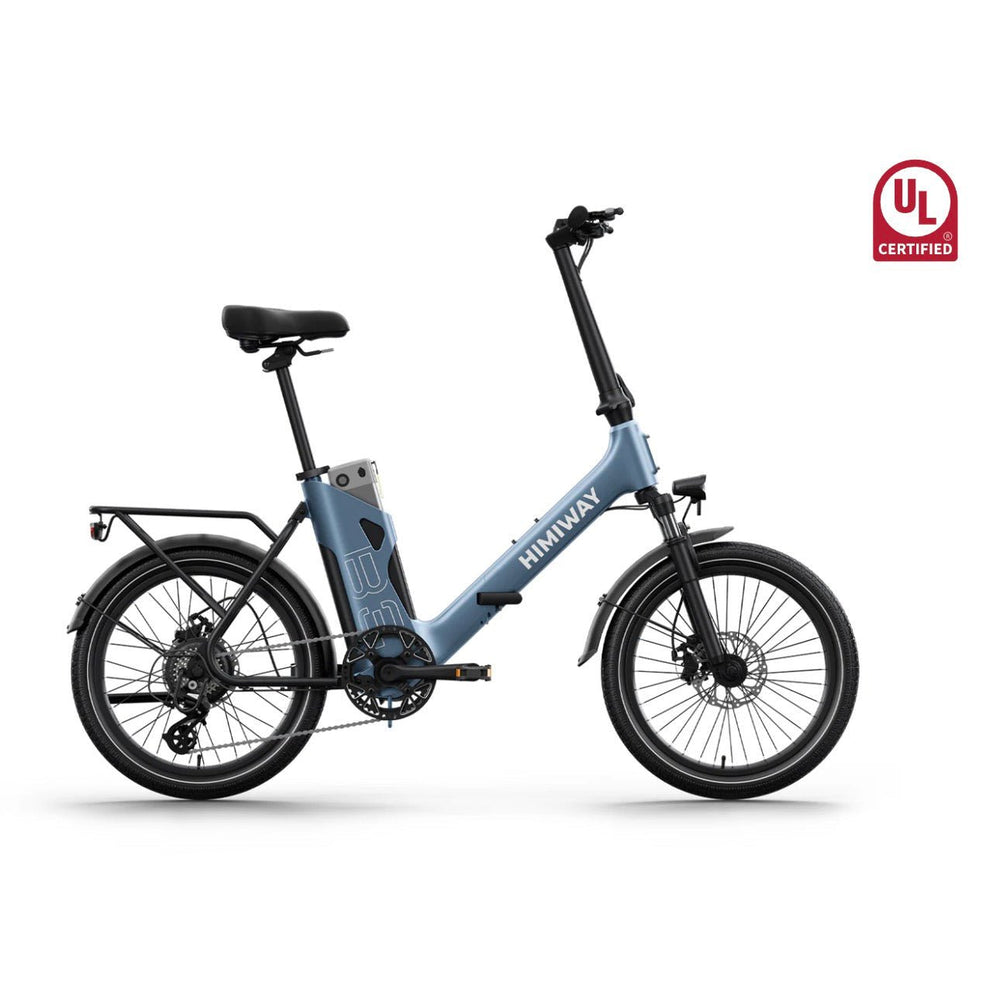 Himiway B3 Foldable Electric Commuter Bike Folding Electric Bikes Indigo 2