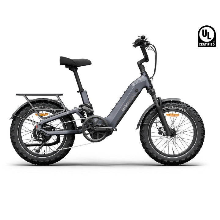 Himiway D5 2.0 20" eBike Cargo Electric Bikes Space Grey 4