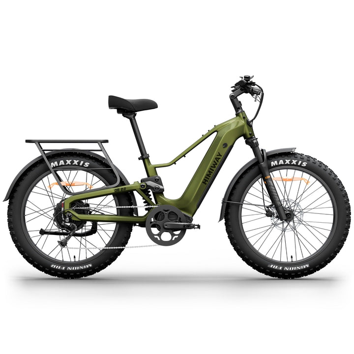 Himiway D5 2.0 E-Bike Mountain Electric Bikes Olive Green 1