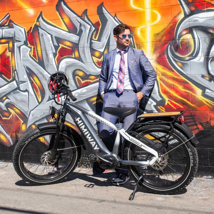 Himiway D5 Pro All-terrain Fat Tire Electric Bike Himiway Electric Mountain Bike Space Grey 16