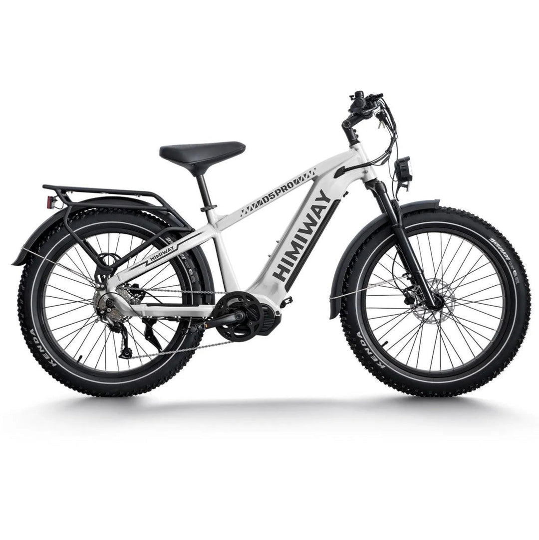 Himiway D5 Pro All-terrain Fat Tire Electric Bike Himiway Electric Mountain Bike White 1