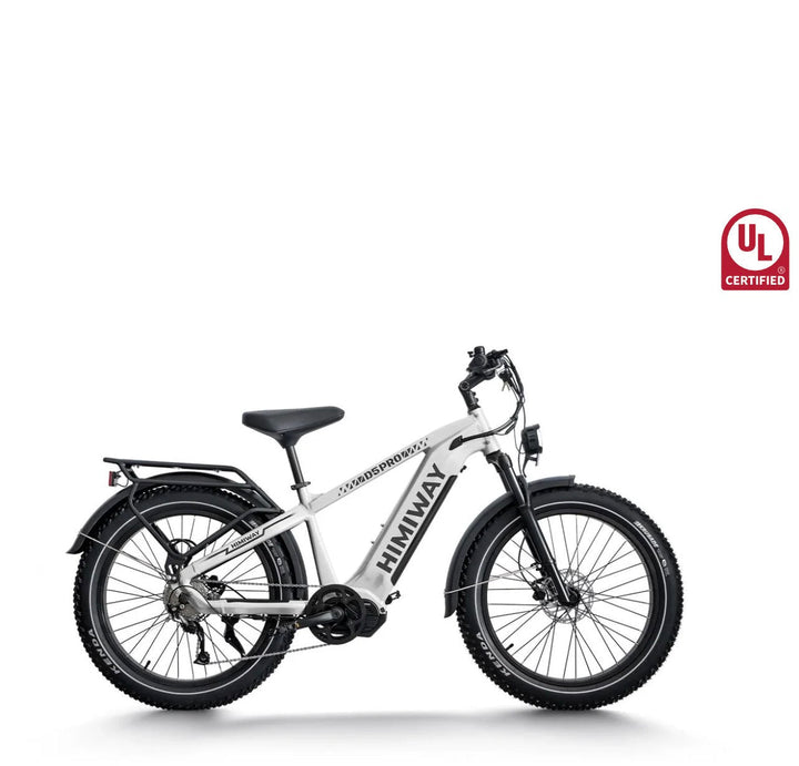 Himiway D5 Pro All-terrain Fat Tire Electric Bike Himiway Electric Mountain Bike White 4