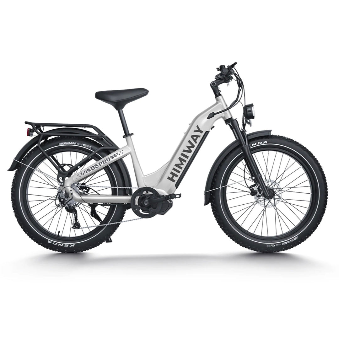 Himiway D5 Pro ST All-terrain Fat Tire Electric Bike Himiway Electric Mountain Bike White 3