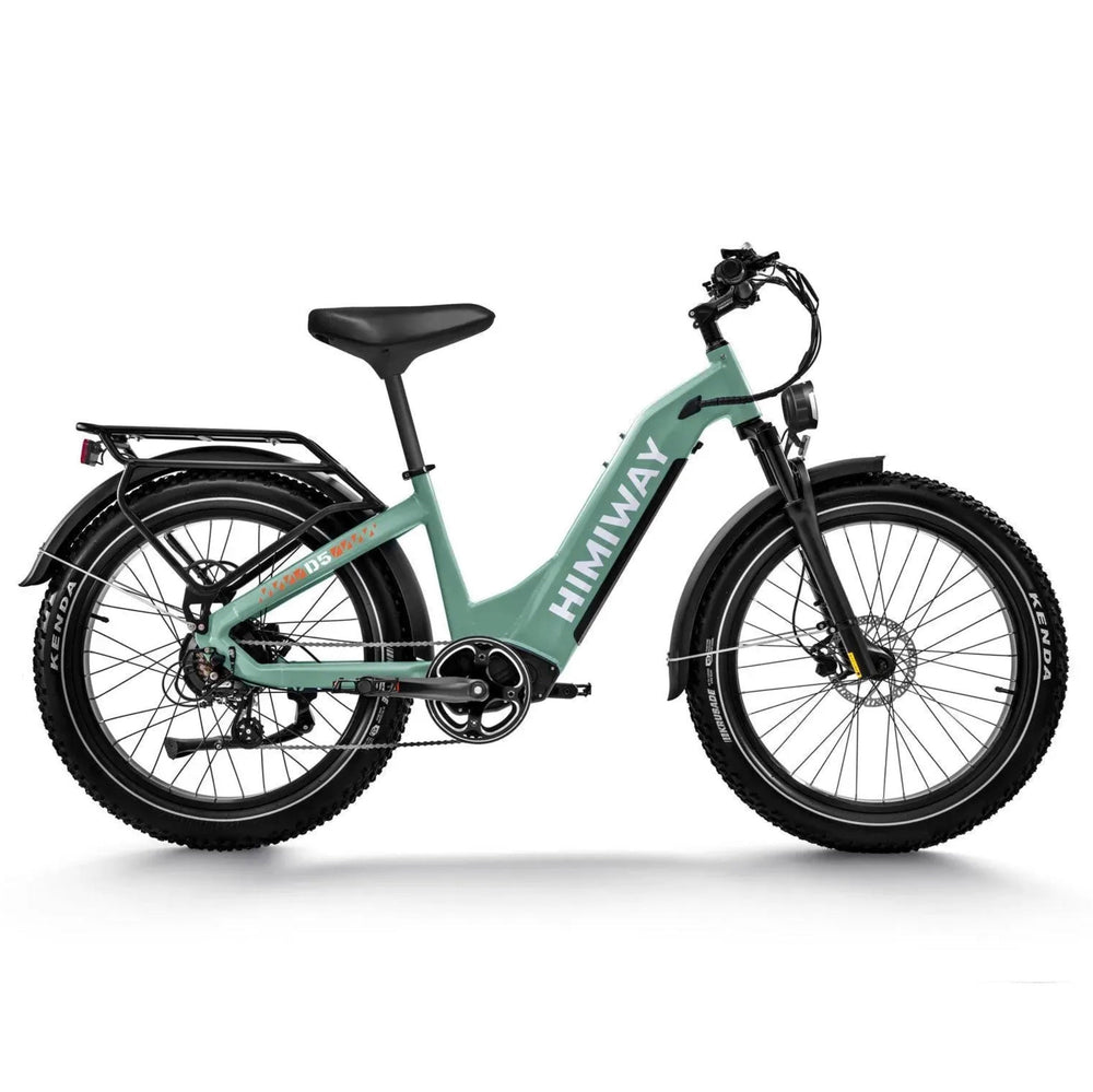 Himiway D5 ST Zebra All Terrain E-Bike Himiway Electric Mountain Bike Green 2