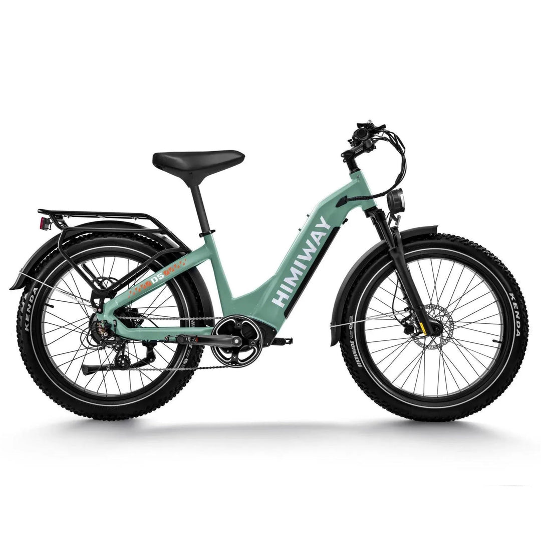 Himiway D5 ST Zebra All Terrain E-Bike Himiway Electric Mountain Bike Green 2