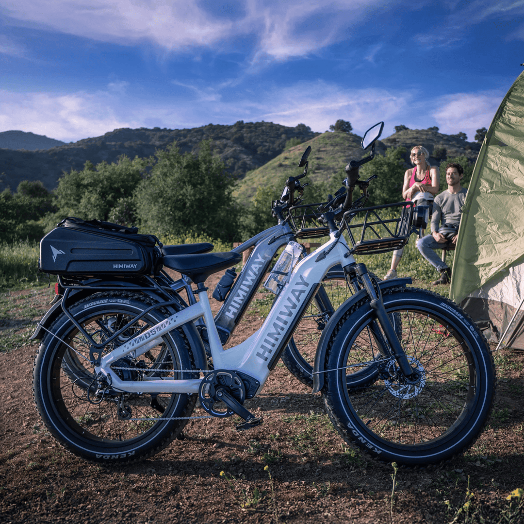 Himiway D5 Zebra All Terrain E-Bike Himiway Electric Mountain Bike White 8