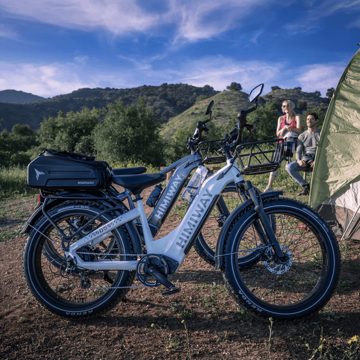 Himiway D5 Zebra All Terrain E-Bike Himiway Electric Mountain Bike White 8