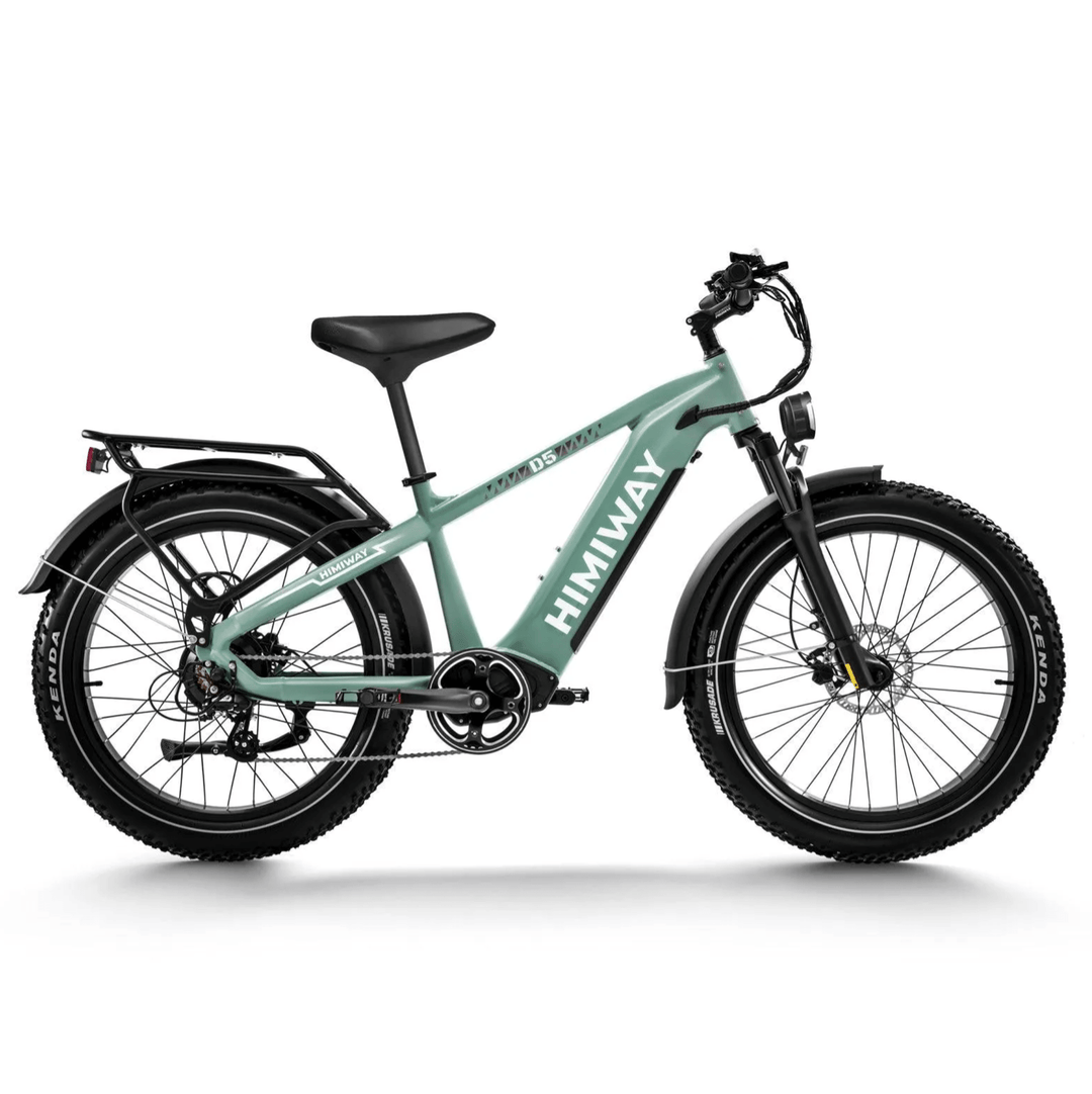 Himiway D5 Zebra All Terrain E-Bike Himiway Electric Mountain Bike White 1