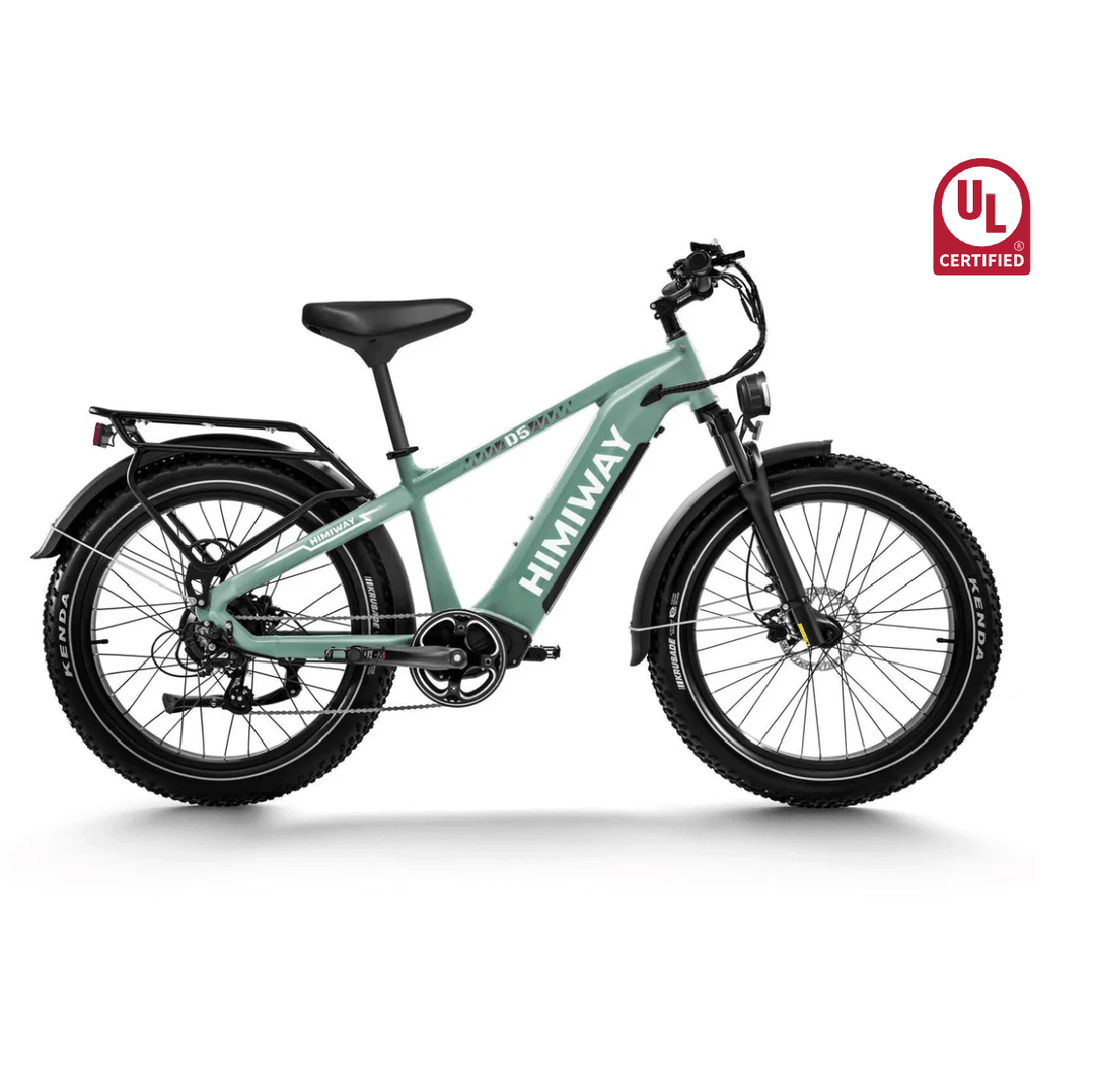 Himiway D5 Zebra All Terrain E-Bike Himiway Electric Mountain Bike Green 12