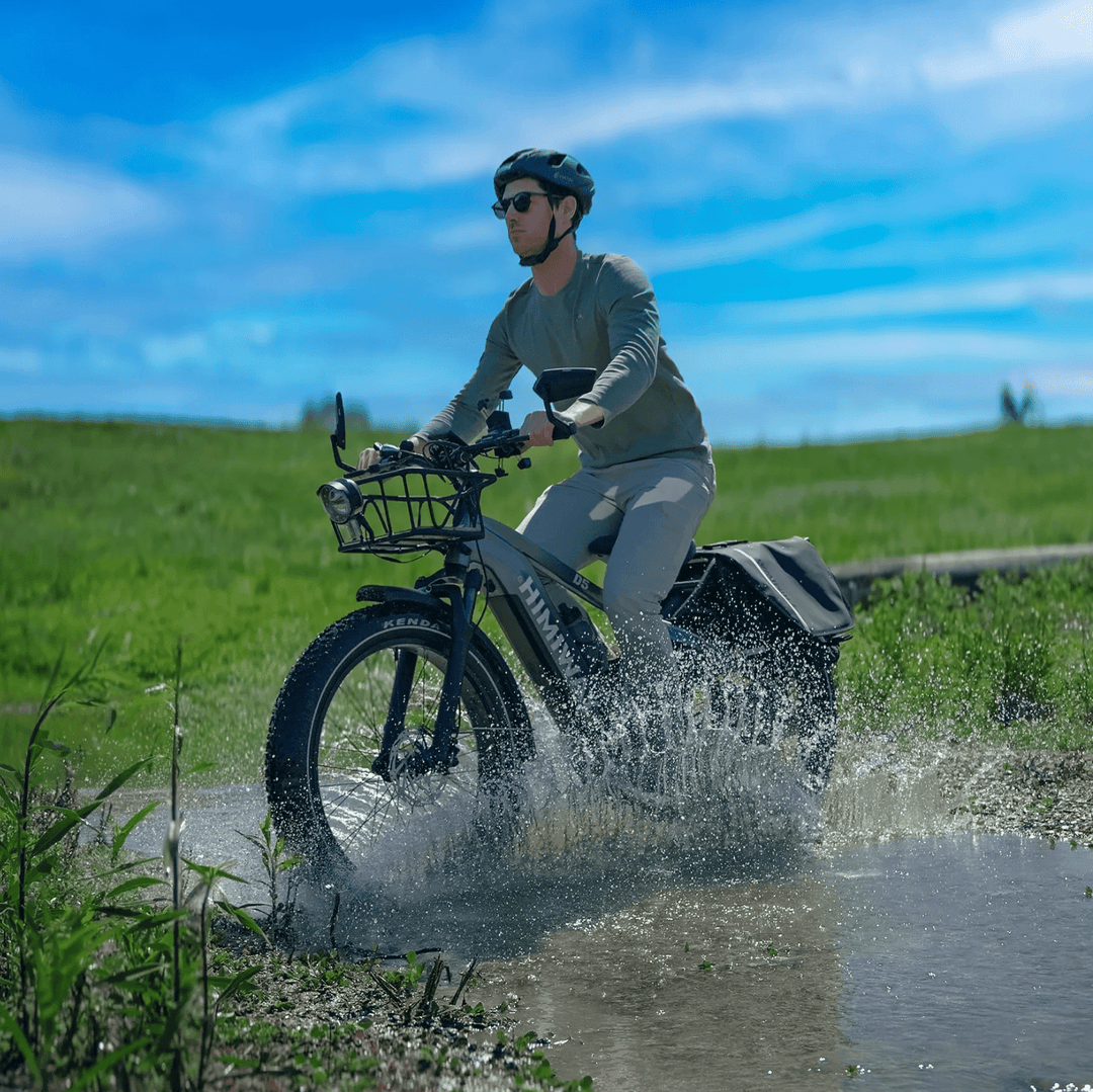 Himiway D5 Zebra All Terrain E-Bike Himiway Electric Mountain Bike White 6