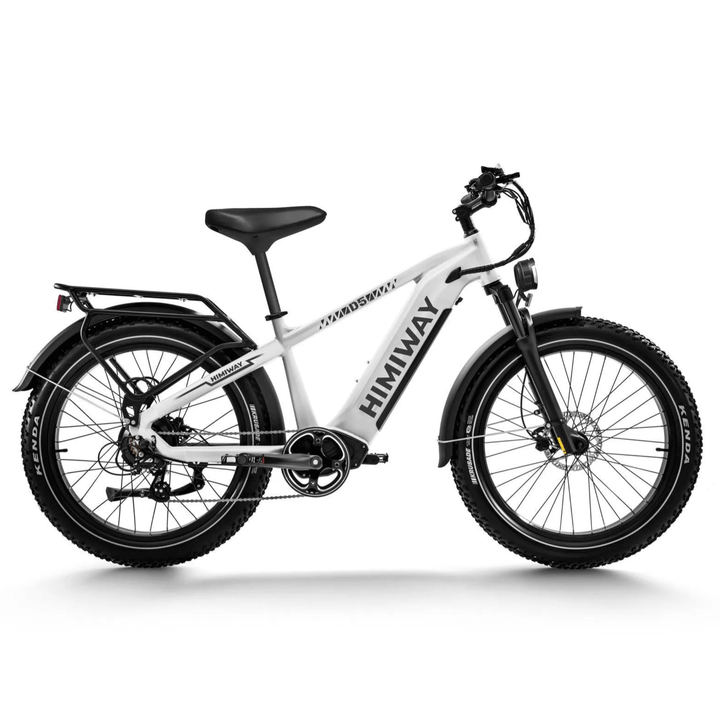 Himiway D5 Zebra All Terrain E-Bike Himiway Electric Mountain Bike White 3