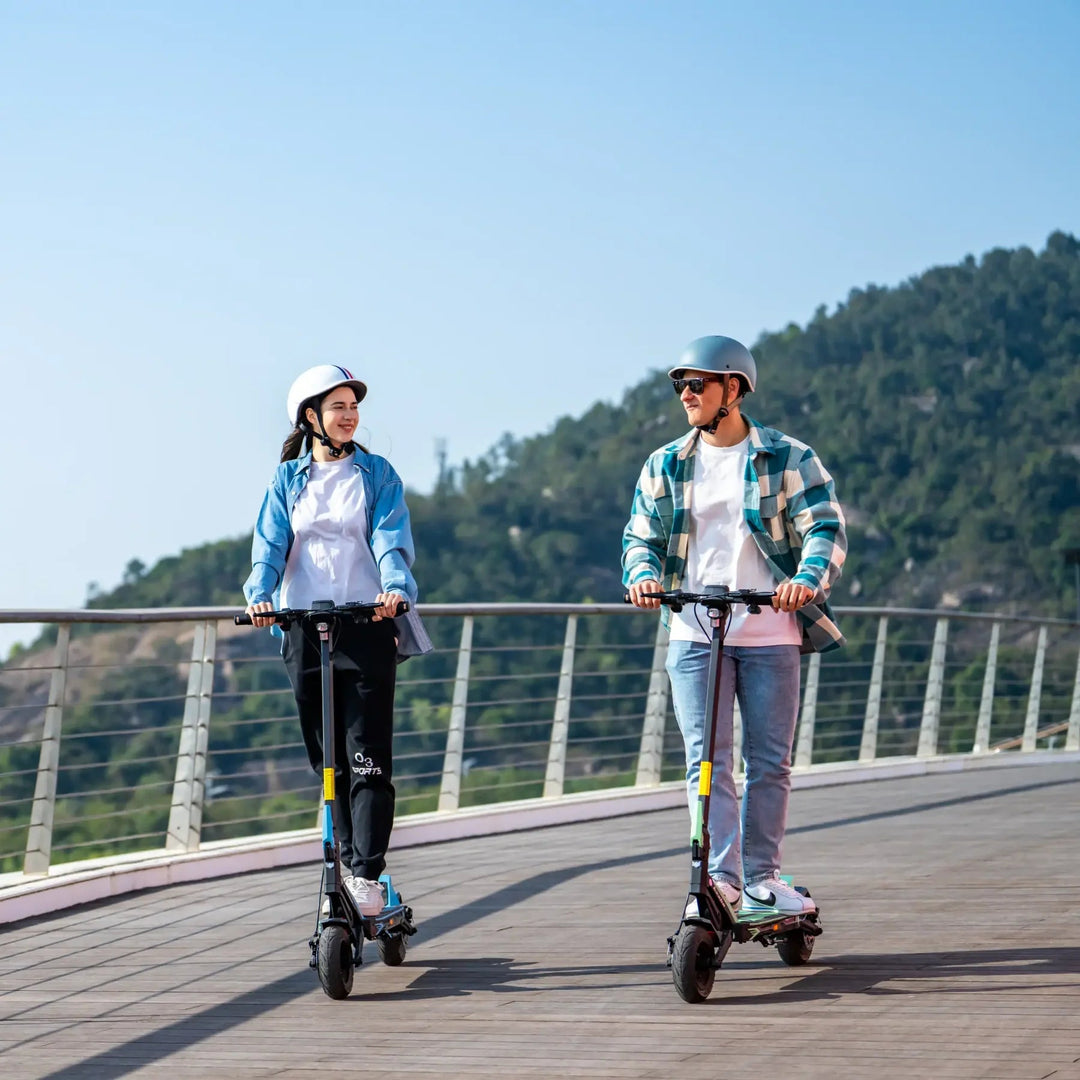 Kaabo Urban Electric Scooter Stand Up Electric Scooters Blue 9
