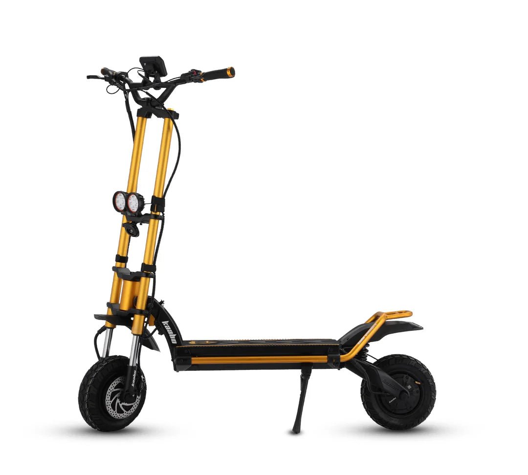 Kaabo Warrior 11 Max Electric Scooter Standing Electric Scooters Gold 2