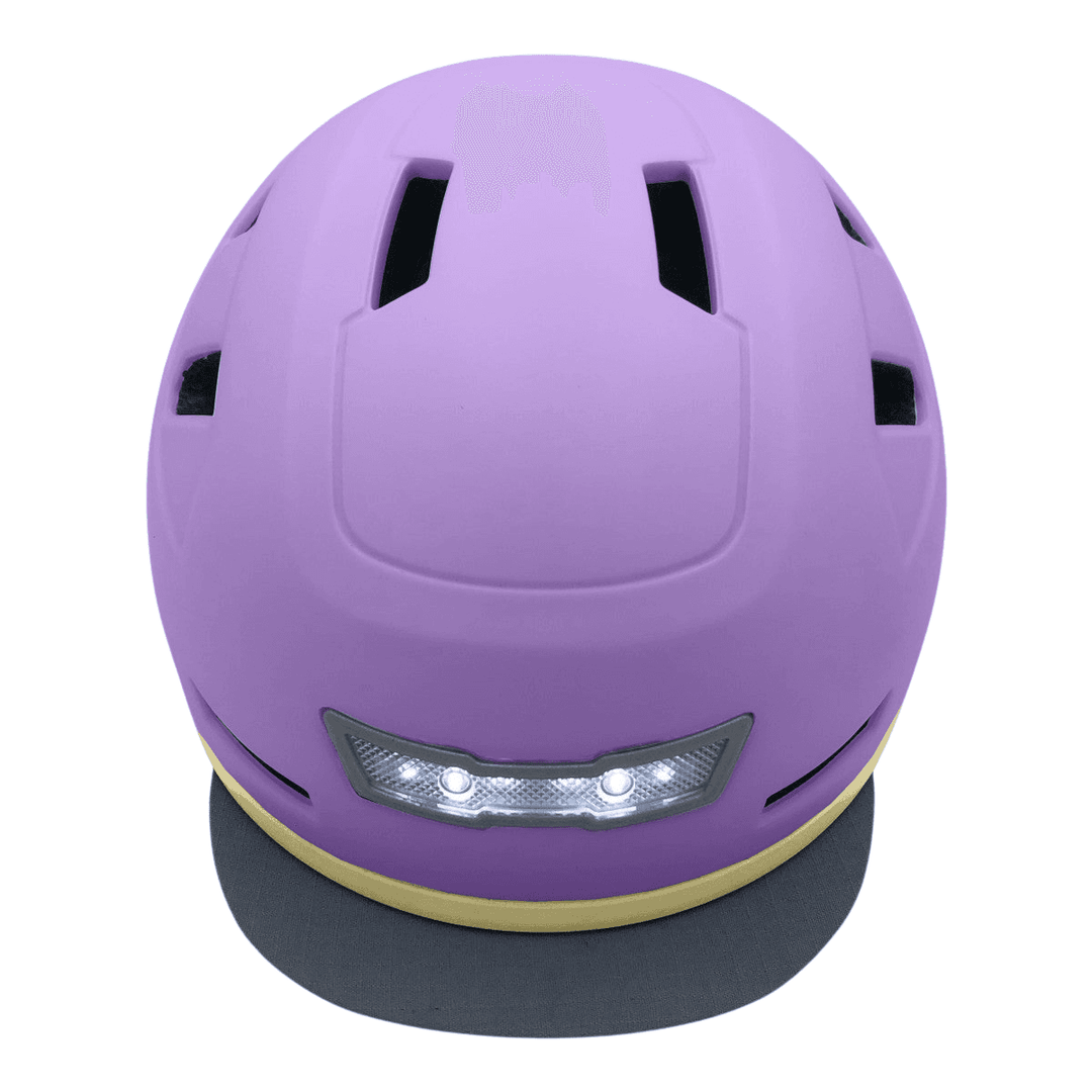 Lavender E-Bike Helmet with 10 Vents Lavender 4