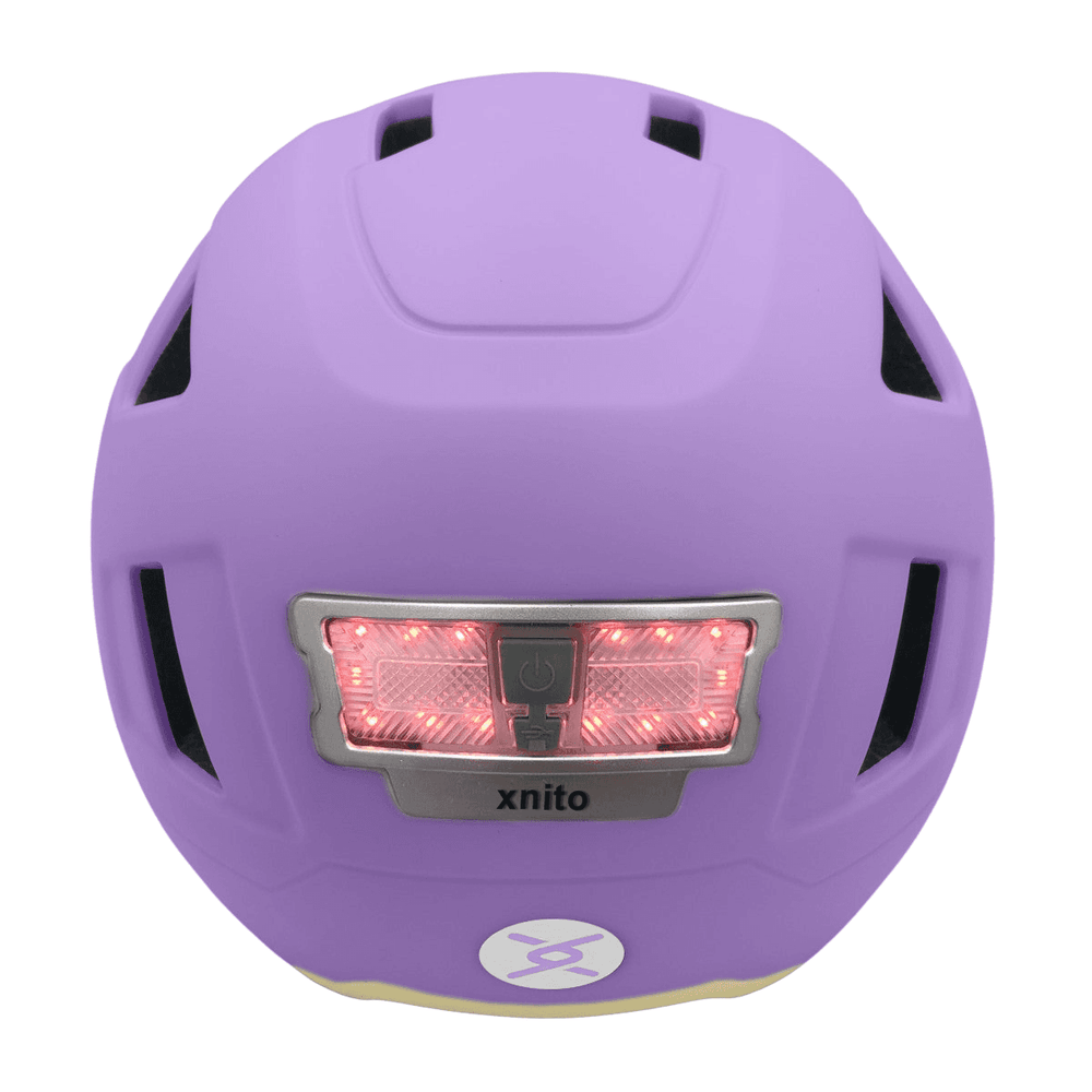 Lavender E-Bike Helmet with 10 Vents Lavender 2
