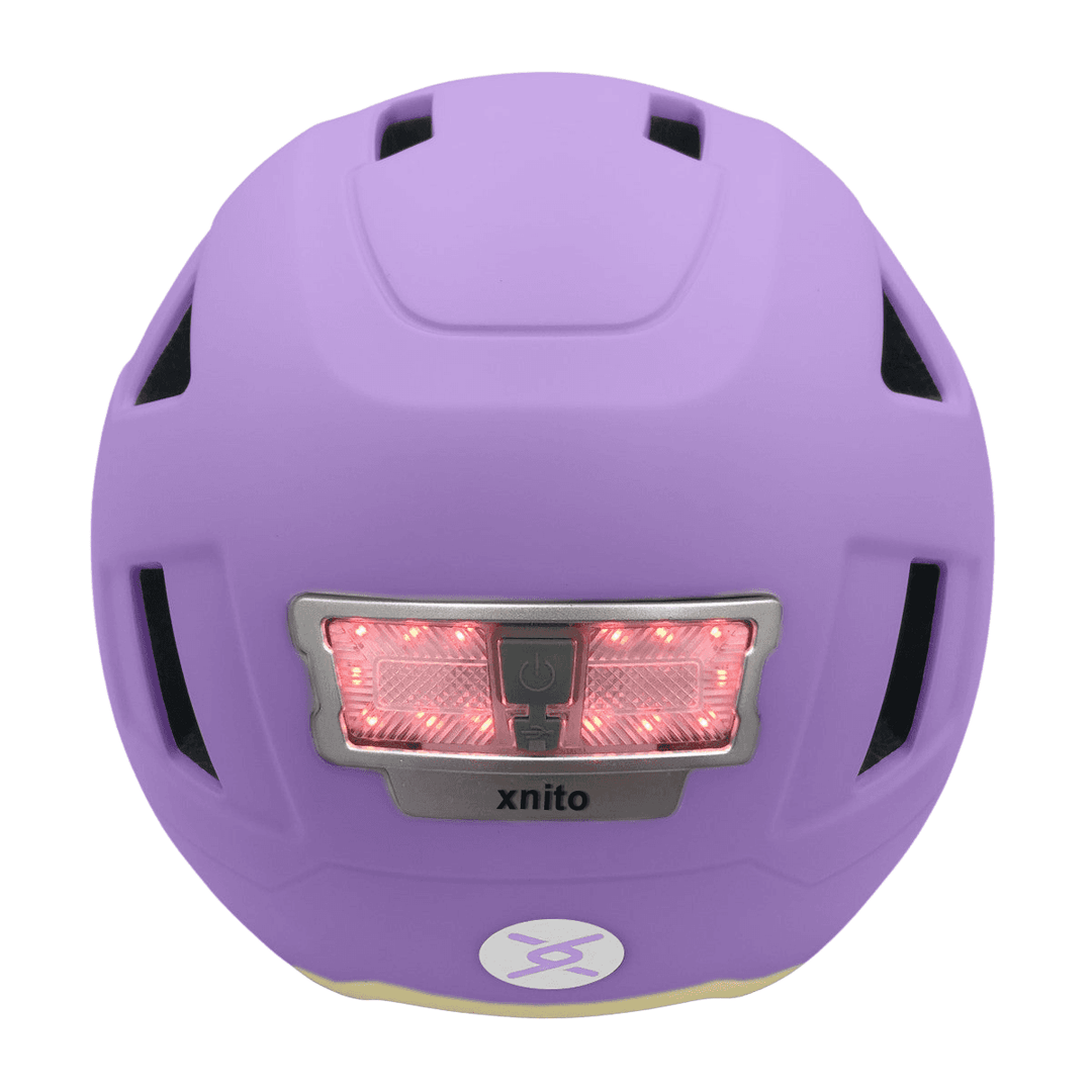 Lavender E-Bike Helmet with 10 Vents Lavender 2