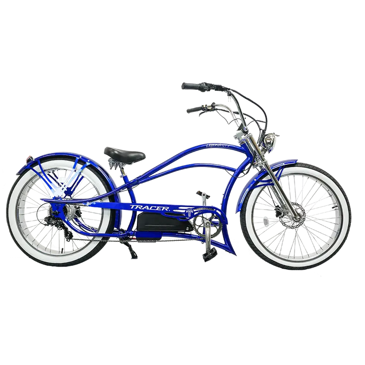Tracer Legend GT7 1000W Stretch Cruiser Chopper Bike