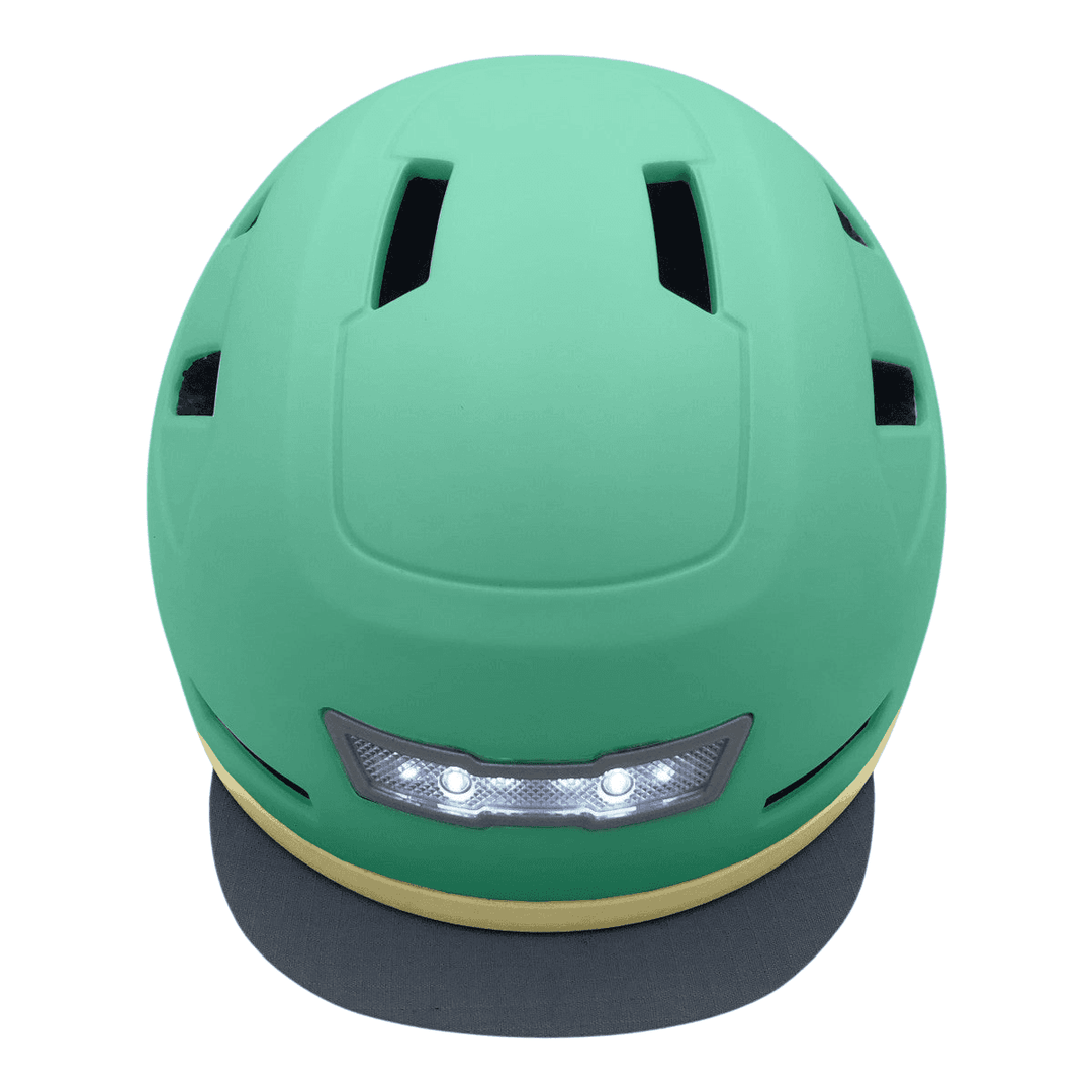 Lightweight E-Bike Helmet with 28mph Speed Protectio Mint 3