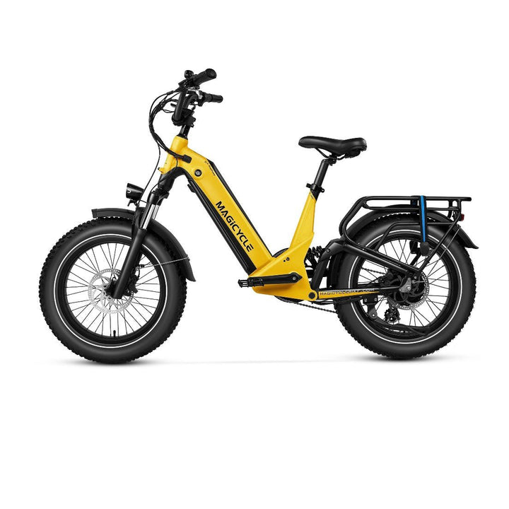 Magicycle 20"Deer ST Full Suspension Ebike SUV Fat Tire Electric Bikes Dawn Yellow 13