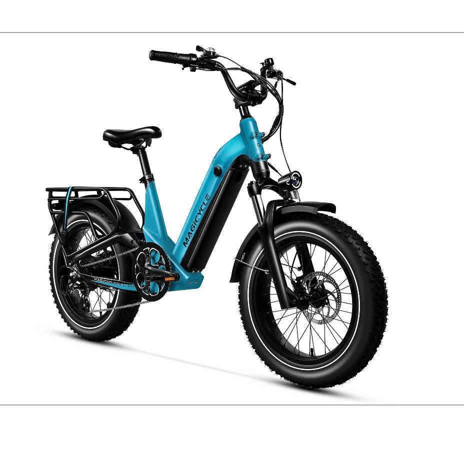 Magicycle 20"Deer ST Full Suspension Ebike SUV Fat Tire Electric Bikes Sierra Blue 33
