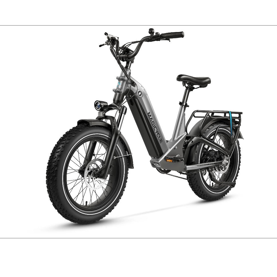 Magicycle 20"Deer ST Full Suspension Ebike SUV Fat Tire Electric Bikes Dawn Yellow 19
