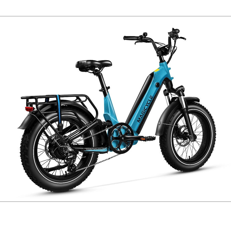 Magicycle 20"Deer ST Full Suspension Ebike SUV Fat Tire Electric Bikes Sierra Blue 34
