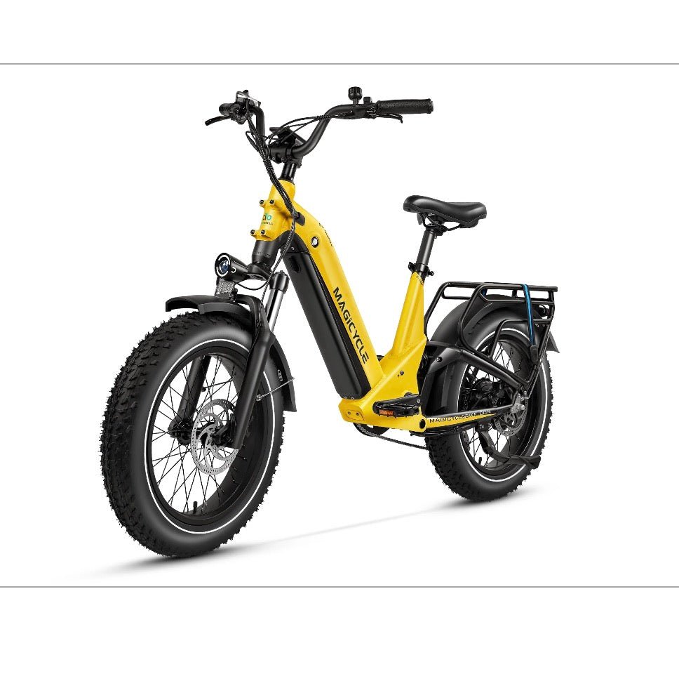 Magicycle 20"Deer ST Full Suspension Ebike SUV Fat Tire Electric Bikes Dawn Yellow 17