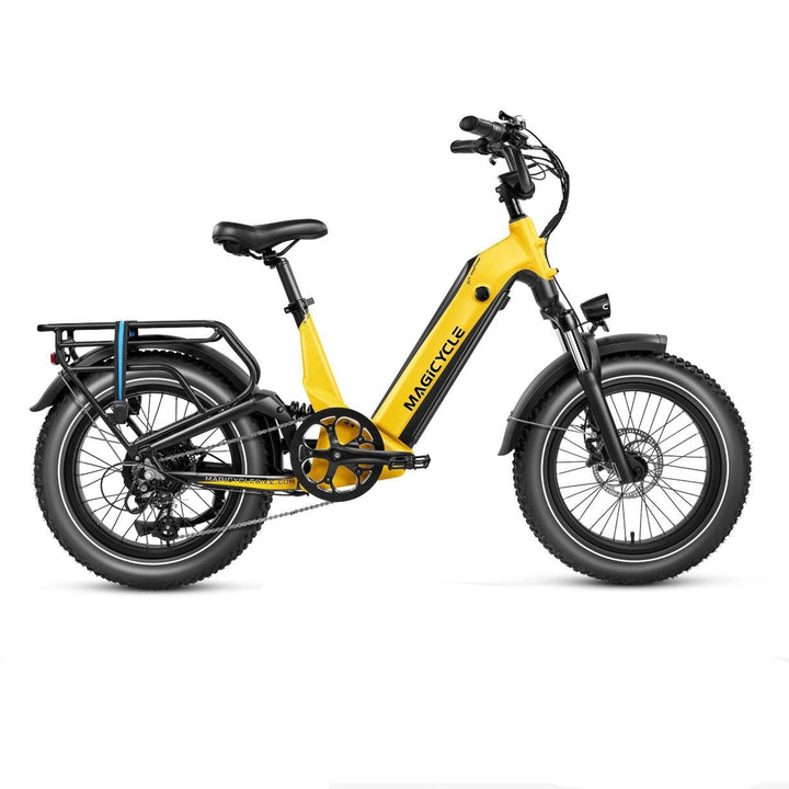 Magicycle 20"Deer ST Full Suspension Ebike SUV Fat Tire Electric Bikes Pearl White 2