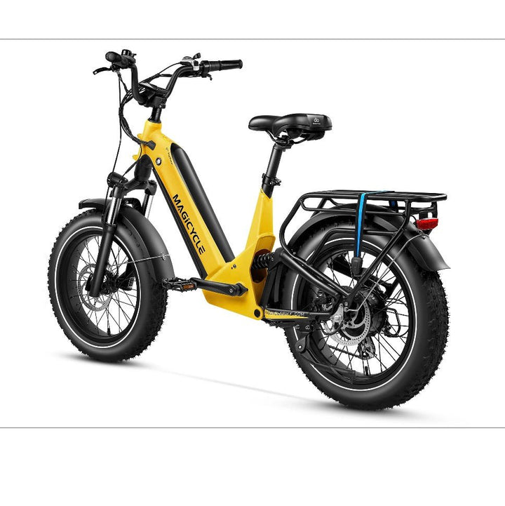 Magicycle 20"Deer ST Full Suspension Ebike SUV Fat Tire Electric Bikes Dawn Yellow 14