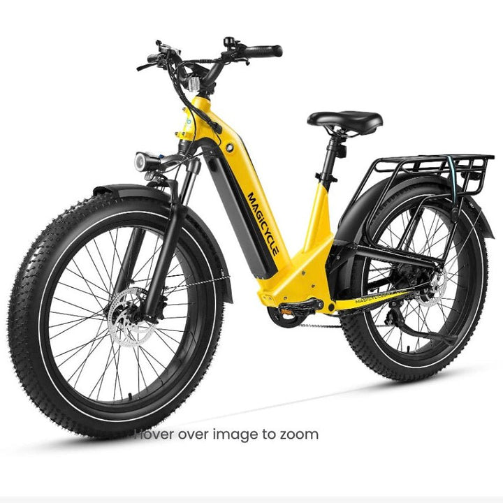 Magicycle 26"Deer ST Full Suspension Ebike SUV Step-Thru Electric Bikes Dawn Yellow 6