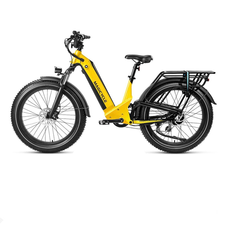 Magicycle 26"Deer ST Full Suspension Ebike SUV Step-Thru Electric Bikes Dawn Yellow 2