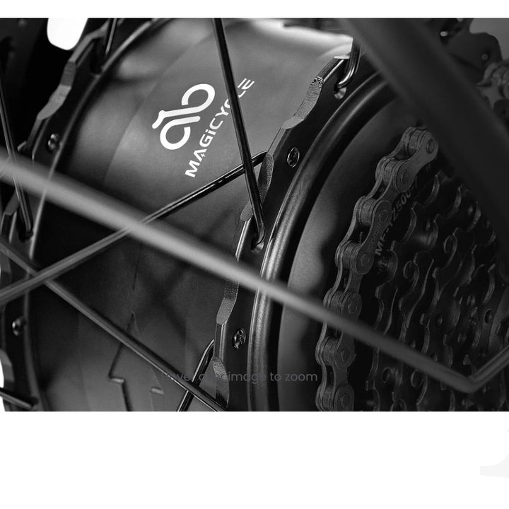 Magicycle 26"Deer ST Full Suspension Ebike SUV Step-Thru Electric Bikes Space Gray Bike+ Hitch Bike Rack 29