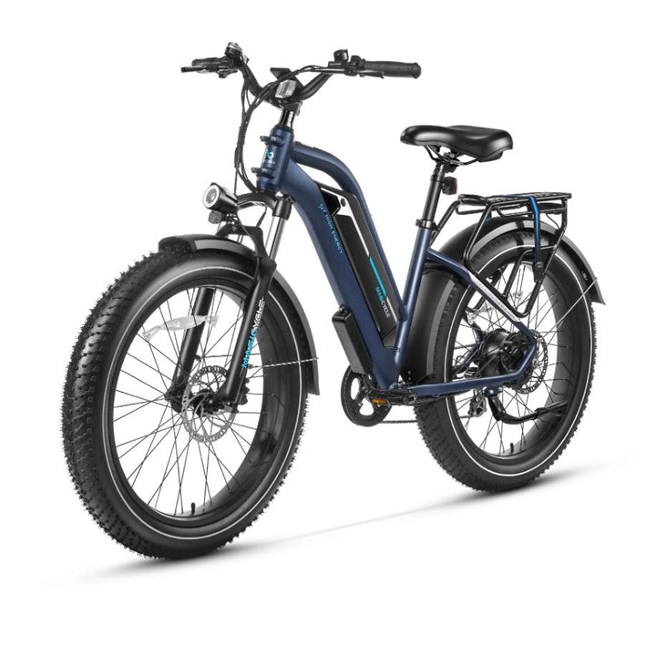 MAGICYCLE Cruiser Pro Mid ST Fat Tire Electric Bikes Pearl White 10