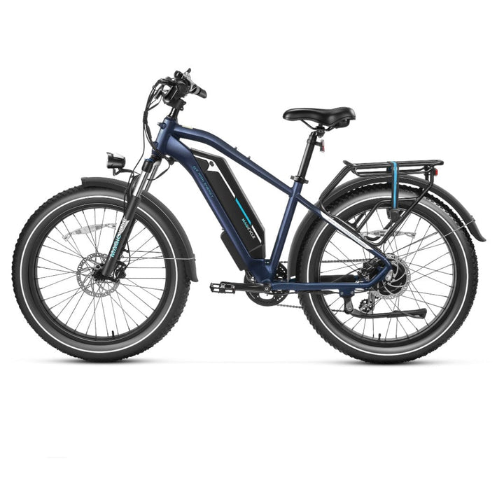 MAGICYCLE Cruiser Pro Mid Step-Over Fat Tire Electric Bikes Midnight Blue 2