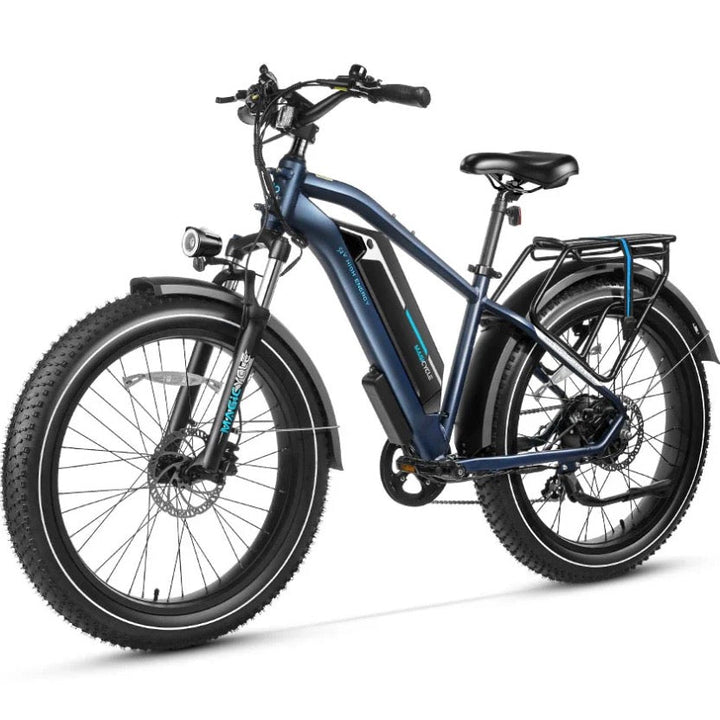 MAGICYCLE Cruiser Pro Mid Step-Over Fat Tire Electric Bikes Midnight Blue 4