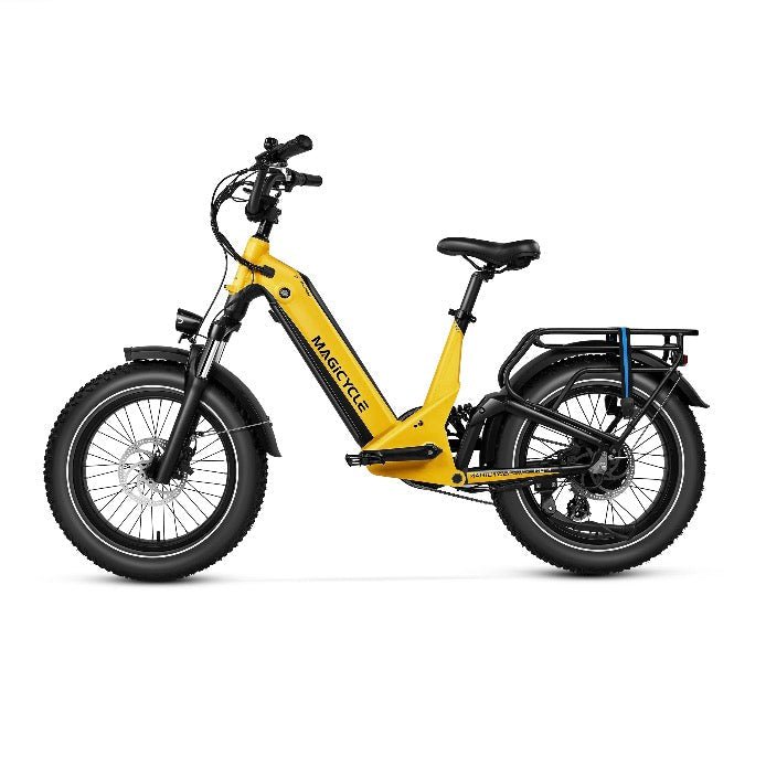 Magicycle Deer 2.0 ST Full Suspension Fat Tire Electric Bikes Dawn Yellow 24