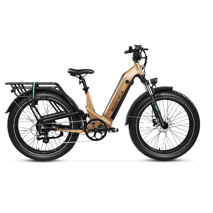 Magicycle Deer 2.0 ST Full Suspension Fat Tire Electric Bikes Dawn Yellow 27