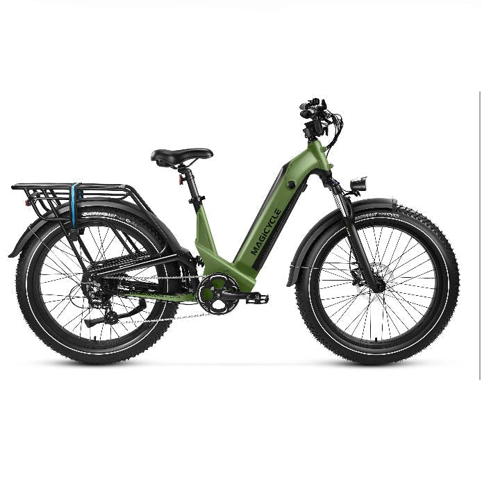 Magicycle Deer 2.0 ST Full Suspension Fat Tire Electric Bikes Dawn Yellow 14