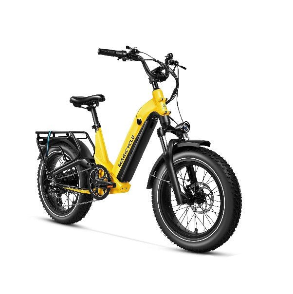 Magicycle Deer 2.0 ST Full Suspension Fat Tire Electric Bikes Dawn Yellow 23