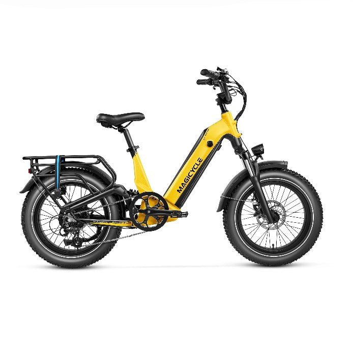 Magicycle Deer 2.0 ST Full Suspension Fat Tire Electric Bikes Dawn Yellow 5