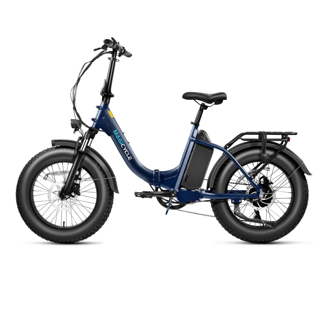 MAGICYCLE Jaguarundi 2.0 Folding ST Step-Thru Electric Bikes Pearl White 5