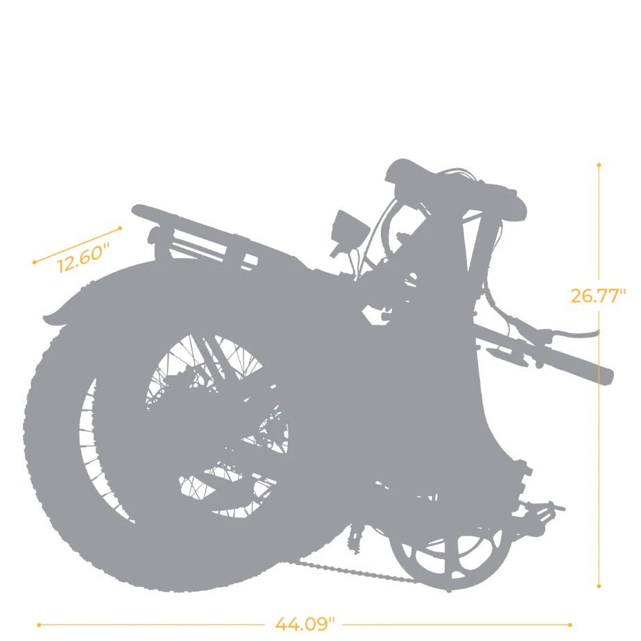 MAGICYCLE Jaguarundi 2.0 Folding ST Step-Thru Electric Bikes Pearl White 13