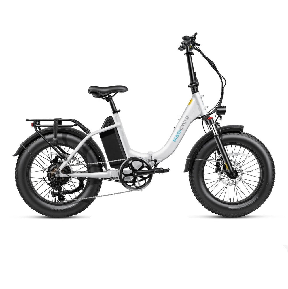 MAGICYCLE Jaguarundi 2.0 Folding ST Step-Thru Electric Bikes Pearl White 2